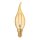 Osram LED Filament Leuchtmittel Windstoßkerze Vintage 1906 2,5W = 22W E14 Gold 220lm extra warmweiß 2400K