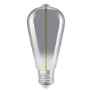 Osram LED Filament Magnetic ST64 Edison 2,2W = 6W E27 Rauchglas 60lm extra warmweiß 1800K