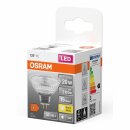 Osram LED Leuchtmittel Glas Reflektor Star MR16 2,6W = 20W GU5,3 12V 200lm warmweiß 2700K 120°