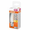 Osram LED Filament Leuchtmittel Kerze 2,5W = 25W E27 matt 250lm warmweiß 2700K 300°