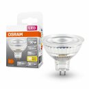 Osram LED Leuchtmittel Glas Reflektor Star MR16 6,5W = 50W GU5,3 12V 630lm warmweiß 2700K 120°