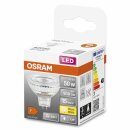 Osram LED Leuchtmittel Glas Reflektor Star MR16 6,5W = 50W GU5,3 12V 630lm warmweiß 2700K 120°