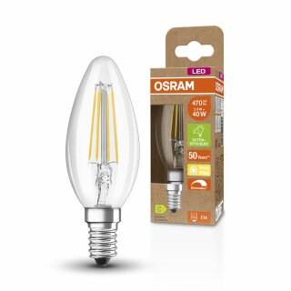 Osram LED Filament Leuchtmittel Kerze Classic B 2,9W = 40W E14 klar 470lm warmweiß 2700K DIMMBAR