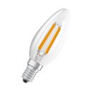 Osram LED Filament Leuchtmittel Kerze Classic B 2,9W = 40W E14 klar 470lm warmweiß 2700K DIMMBAR