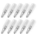 10 x OSRAM Halogen Halolux T ECO 60W E14 klar 64862 T...
