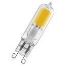 Osram LED Leuchtmittel Stiftsockel Pin 2,6W = 30W G9 klar 300lm warmweiß 2700K 320°