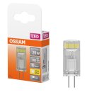 Osram LED Leuchtmittel Stiftsockel Pin 1,8W = 20W G4 12V 200lm warmweiß 2700K
