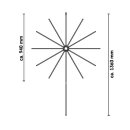 Müller-Licht LED Partylicht Strip Feuerwerk IP44 6W App Timer Musik-Sensor mit Fernbedienung