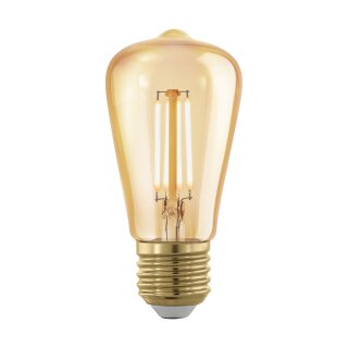 Eglo LED Filament Leuchtmittel Edison ST48 4W = 30W E27 Gold 320lm extra warmweiß 1700K DIMMBAR