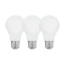 3 x Eglo LED Leuchtmittel Birne A60 7,5W = 40W E27 matt...