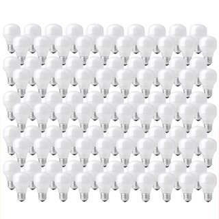 100 x T60 Glühbirne 60W E27 Opal Soft White Glühlampe Glühbirnen Glühlampen 60 Watt