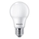 3 x Philips LED Leuchtmittel Birne A60 8W = 60W E27 matt 806lm warmweiß 2700K