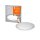Ledvance Smart+ LED Deckenleuchte Orbis Sparkle Weiß 30W 3300lm TW 2700K-6500K Dimmbar App Google Alexa WiFi