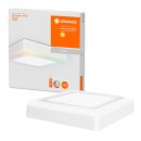 Ledvance LED Wandlampe Deckenleuchte Weiß eckig 40x40cm 38W 1900lm RGBW warmweiß 3000K Dimmbar Fernbedienung
