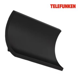 Telefunken LED Außenleuchte Wandlampe Genf Schwarz IP44 2 x 6W 1200lm Neutralweiß 4000K Up&Down