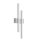 Telefunken LED Außenleuchte Wandlampe Silber IP44 2 x 8W 780lm Neutralweiß 4000K