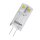 Osram LED Leuchtmittel Stiftsockel Pin 0,9W = 10W G4 klar 12V 100lm warmweiß 2700K 320°