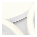 Brilliant LED Deckenleuchte Virtus Nickel 56cm 30W 3600lm warmweiß 3000K dimmbar