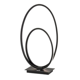 Wofi LED Tischleuchte Nia schwarz 16W 1200lm warmweiß 3000K 3-stufig Touch dimmbar