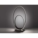 Wofi LED Tischleuchte Nia schwarz 16W 1200lm warmweiß 3000K 3-stufig Touch dimmbar