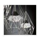 Wofi LED Pendelleuchte Amy Chrom 3 x 10,5W 3498lm warmweiß 3000K dimmbar kürzbar