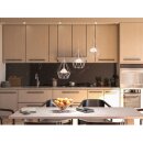 Wofi LED Pendelleuchte Amy Chrom 3 x 10,5W 3498lm warmweiß 3000K dimmbar kürzbar