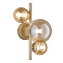 Wofi LED Wandleuchte Villa Gold 3 x 2,7W G9 900lm...