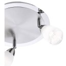 LeuchtenDirekt LED Deckenleuchte Vino Weiß Ø27cm 3 x 2W G9 schwenkbar