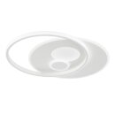 Wofi LED Deckenleuchte Akon weiß 52cm 38W 3000lm CCT 2700K-5500K dimmbar Fernbedienung