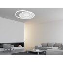Wofi LED Deckenleuchte Akon weiß 52cm 38W 3000lm CCT 2700K-5500K dimmbar Fernbedienung