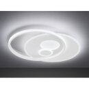 Wofi LED Deckenleuchte Akon weiß 52cm 38W 3000lm CCT 2700K-5500K dimmbar Fernbedienung