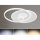 Wofi LED Deckenleuchte Akon weiß 52cm 38W 3000lm CCT 2700K-5500K dimmbar Fernbedienung