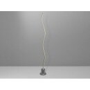 Wofi LED Stehleuchte Benett Weiß 85cm 7W 530lm warmweiß 3000K Schnurschalter