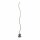 Wofi LED Stehleuchte Benett Weiß 85cm 7W 530lm warmweiß 3000K Schnurschalter