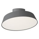 Nordlux LED Deckenleuchte Alba Grau Ø30cm 12W 610lm warmweiß 3000K schwenkbar Dimmbar