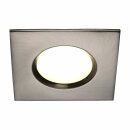 3 x Nordlux LED Einbauleuchte Clarkson Stahl gebürstet 8,5x8,5cm IP65 4,8W 345lm Neutralweiß 4000K