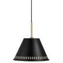 Nordlux Pendelleuchte Pine Schwarz Ø30cm max. 40W E27 ohne Leuchtmittel kürzbar