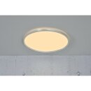 Nordlux LED Deckenleuchte Oja Nickel gebürstet Ø43cm 19W 2100lm 3000K/4000K Nachtlicht 3-Stufen-Dimmbar