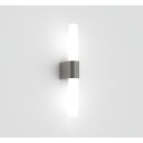 Nordlux LED Wandleuchte Badezimmer Helva Nickel gebürstet IP44 9,5W 900lm 3000K/4000K 2-Stufen-Dimmbar