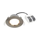 Nordlux LED Einbauleuchte Siege Nickel matt rund...