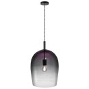 Nordlux Pendelleuchte Uma Schwarz/Grau Ø29cm max. 40W E27 ohne Leuchtmittel kürzbar