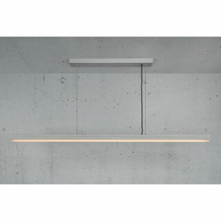 Nordlux LED Pendelleuchte Skylar Aluminium 115cm 25W 2600lm warmweiß 3000K 3-Stufen-Dimmbar