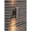 Nordlux Wandleuchte Außenleuchte Tin Edelstahl IP54 max. 2 x 35W GU10 Up/Down ohne Leuchtmittel