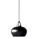 Nordlux Pendelleuchte Belly Schwarz Ø29cm max. 60W E27 ohne Leuchtmittel kürzbar