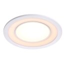Nordlux LED Einbauleuchte Clyde Weiß Ø14,5cm 9W 800lm warmweiß 2700K 3-Stufen-Dimmbar