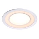 Nordlux LED Einbauleuchte Clyde Weiß Ø14,5cm 9W 800lm warmweiß 2700K 3-Stufen-Dimmbar