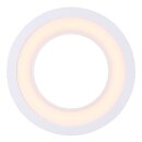 Nordlux LED Einbauleuchte Clyde Weiß Ø14,5cm 9W 800lm warmweiß 2700K 3-Stufen-Dimmbar
