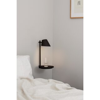 Nordlux LED Wandleuchte Stay Schwarz 14,5W 700lm warmweiß 2700K verstellbar Dimmbar mit Schalter