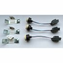 3 x GU10 Fassung Porzellan max. 50W Isolierte Zuleitung...