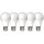 5 x LED´s light Basic LED Leuchtmittel Birne 8,5W = 60W E27 matt 806lm warmweiß 2700K 150°
